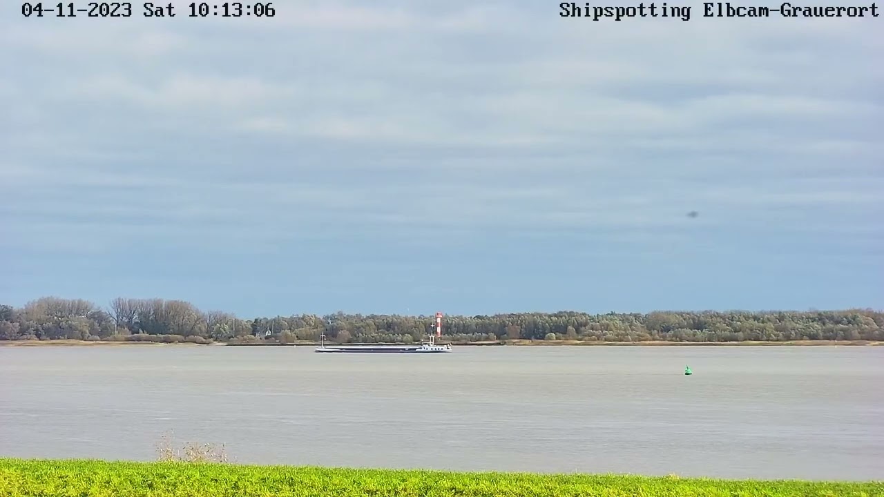 NORDLAND IV ENI: 4402410 Tiefgang 2,5m aus HAMBURG nach RENDSBURG am 04.11.2023 Grauerort Elbe