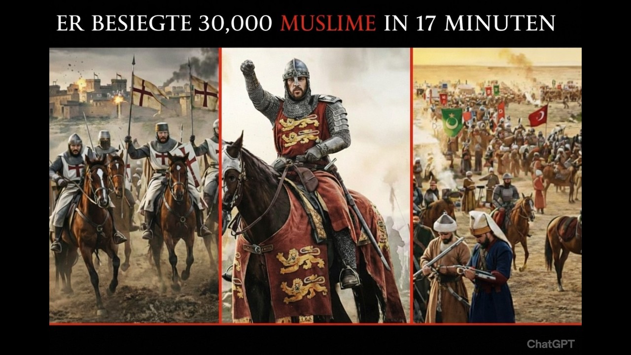 Richard Löwenherz zerschmettert 30.000 Muslime in 17 Minuten – Saladins Ende