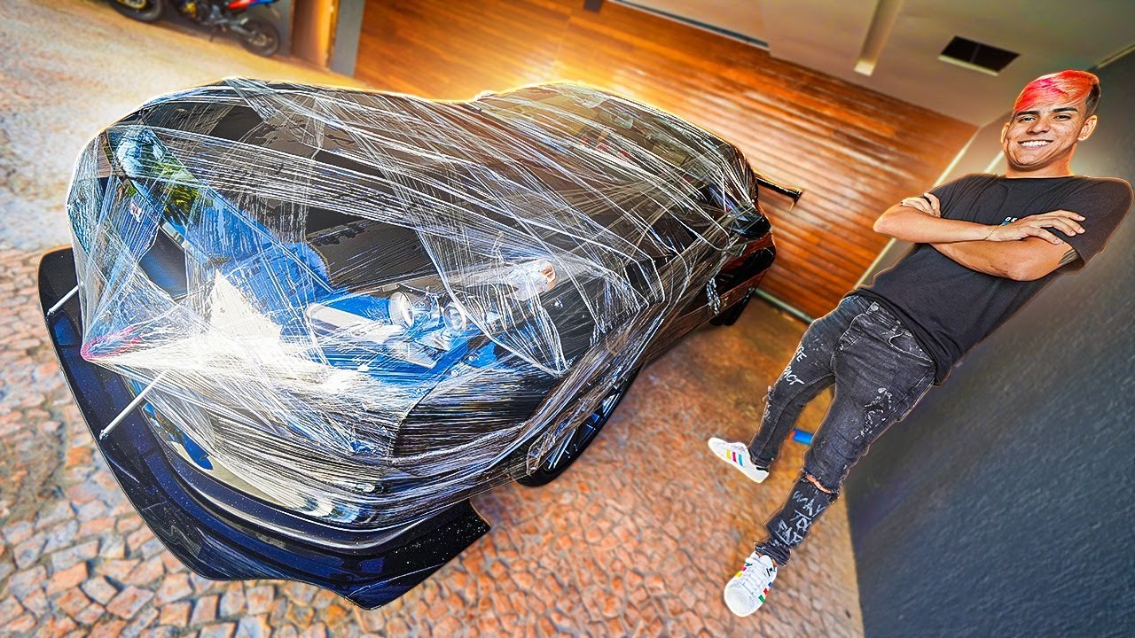 FUI O PRIMEIRO A TROLLAR O CARRO NOVO DO MEU IRMÃO *GTR*