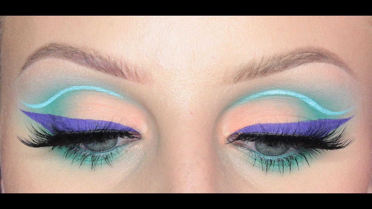 NEON GRAPHIC LINER LOOK | beccaboo