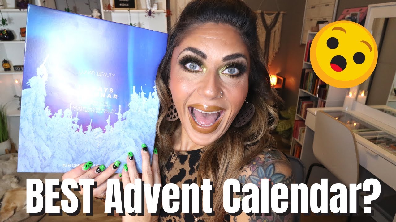 LUNAR BEAUTY ADVENT CALENDAR & NEW LIP OILS UNBOXING - IS IT WORTH THE MONEY??