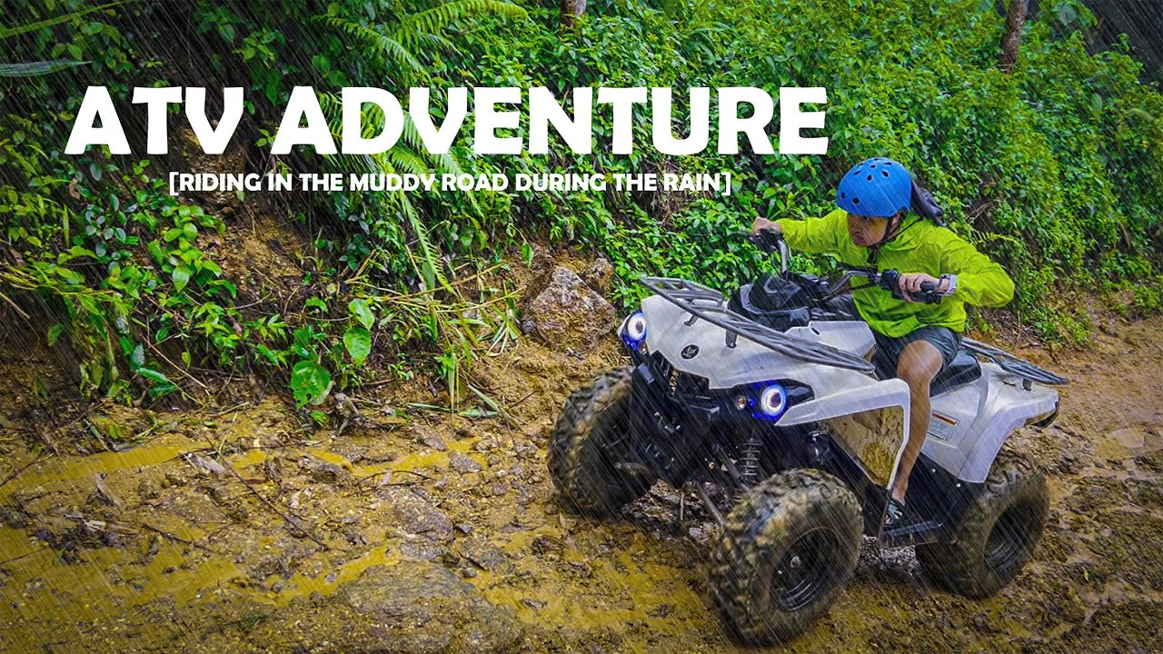 【Wild Wow #72.0】ATV Adventure | Riding In The Heavy Rain | Muddy Road | Out of Fuel Perak | VLOG