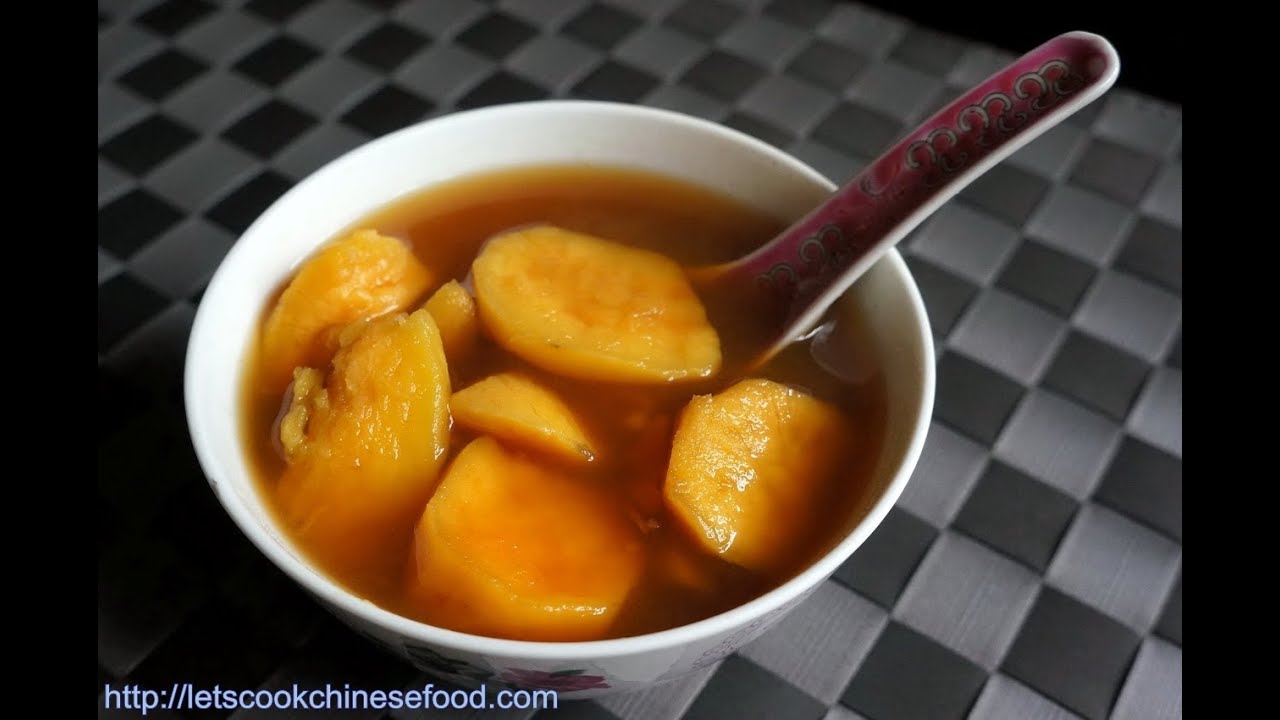 Hong Kong Dessert  Recipe : Sweet Potato  Soup