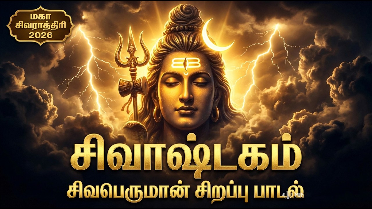 Powerful Shivashtakam Tamil With Lyrics | Maha Shivaratri Special Devotional Songs