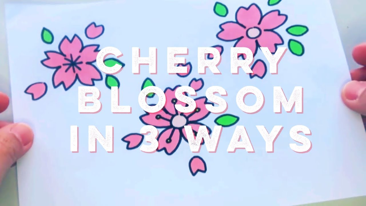 Let's Draw : Cherry Blossom Tutorial | Doodle with Me