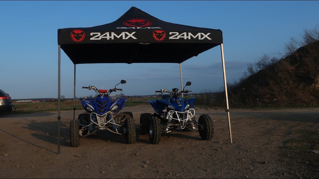 Co to za QUADY?!  Raptor 700 VS YFZ 450 - 24MX