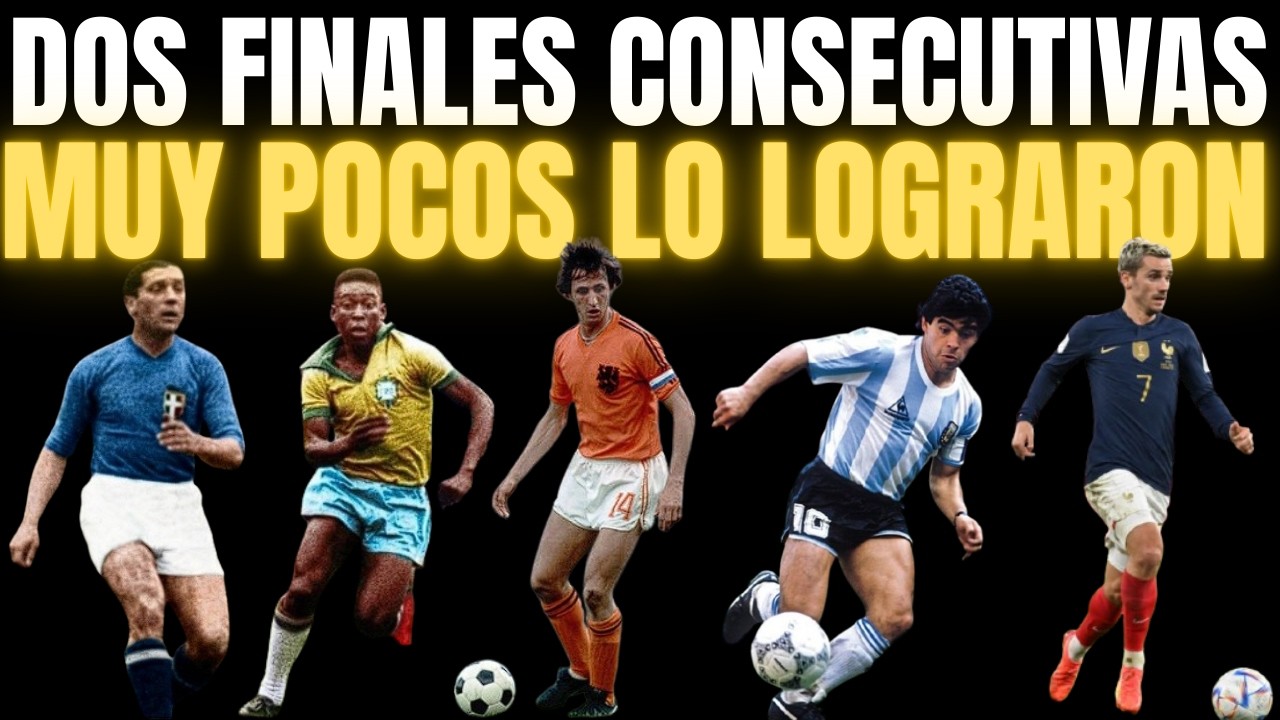 No hay 3 sin 2: Las selecciones que jugaron 2 finales seguidas en la historia de las Copas del Mundo