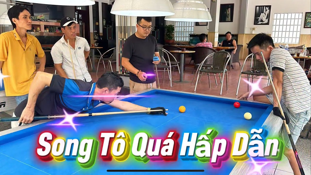 Tâm - Nhu Vs Tôny Tèo - Xuồng | Bida Song Tô Kèo Café Sáng 