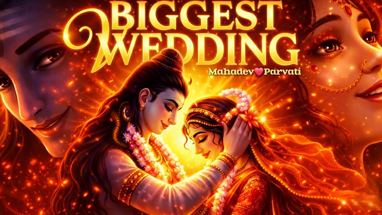 MAHASHIVRATRI Special 🔱 | World's First Marriage: Mahadev ❤️ Parvati | Lyrical Video