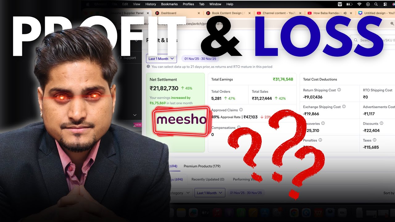 Meesho Supplier Profit & Loss Calculation Made Simple || Meesho selling