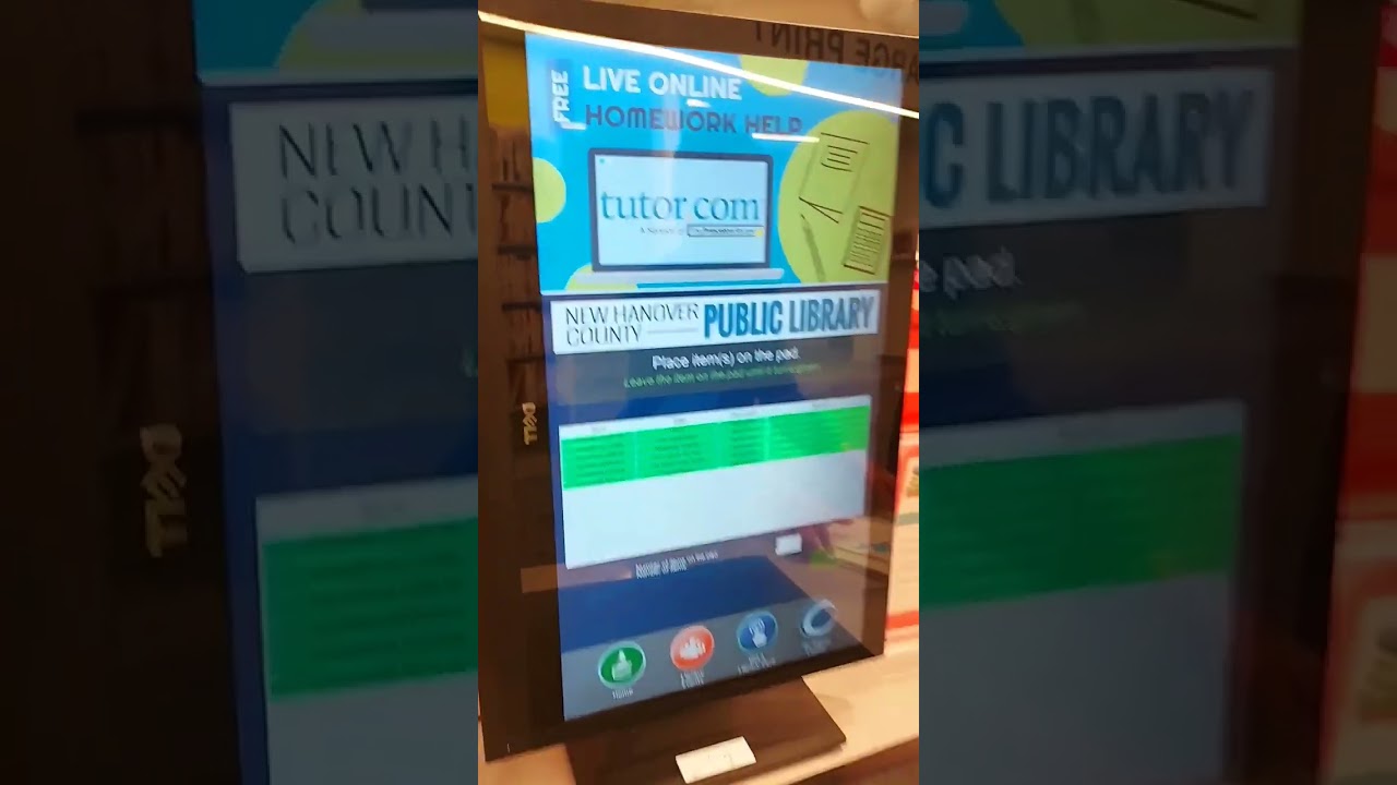 Cool Self Checkout #homeschooling #library #selfcheck
