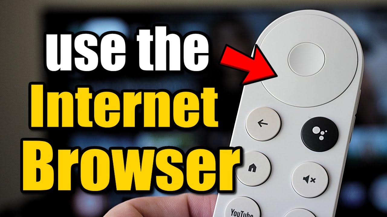 How to use the Internet Browser on Chromecast (Google TV)