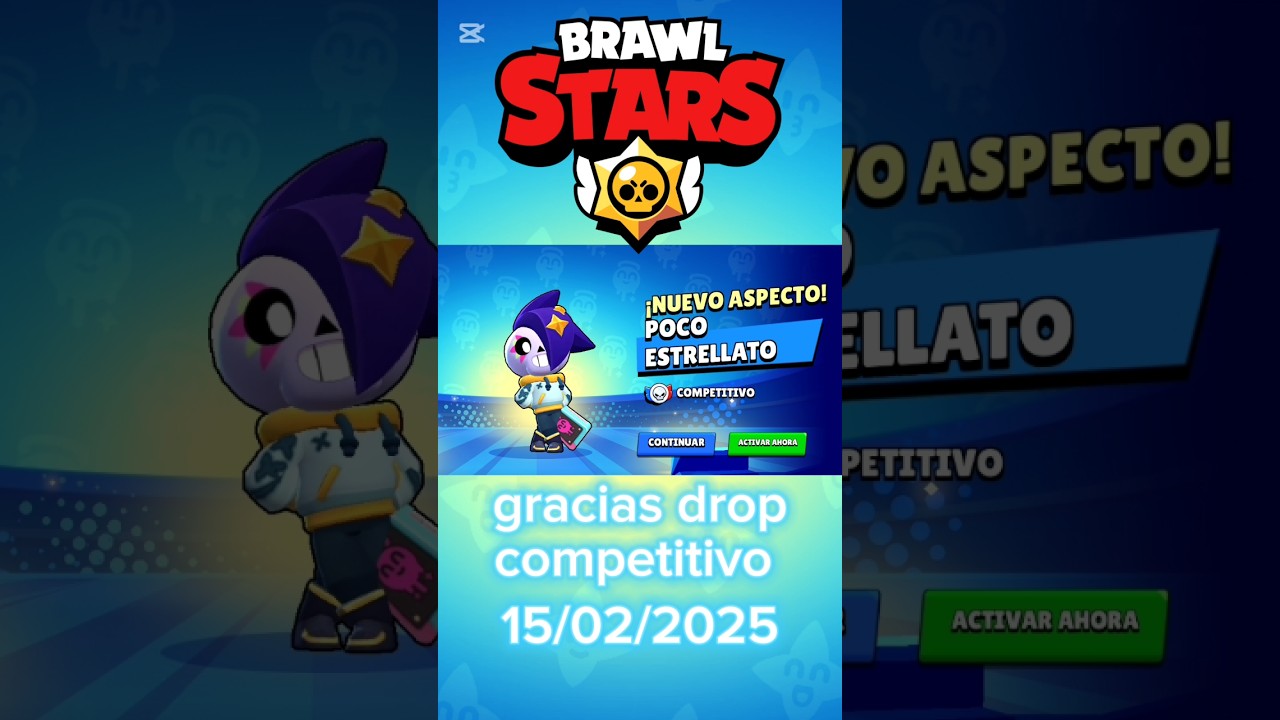 Gracias drop competitivo por darme est&aacute; skin #brawlstars