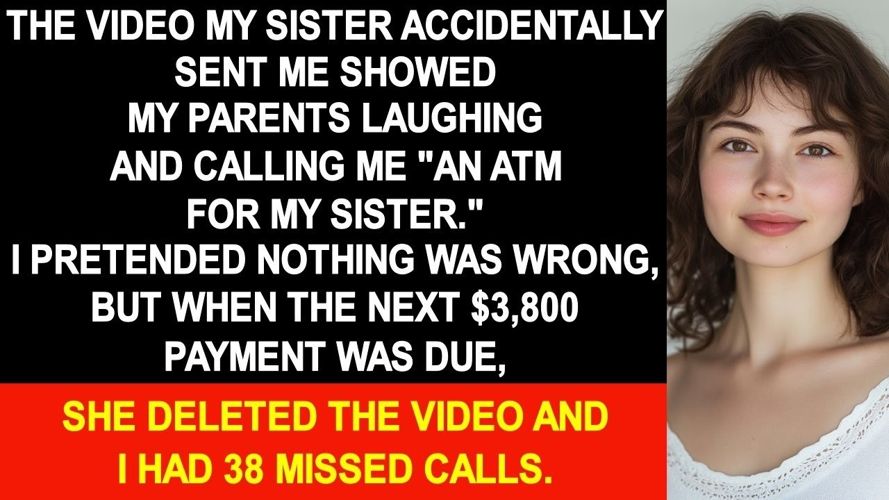 The video my sister accidentally sent me showed parents and her laughing while calling me  a burde