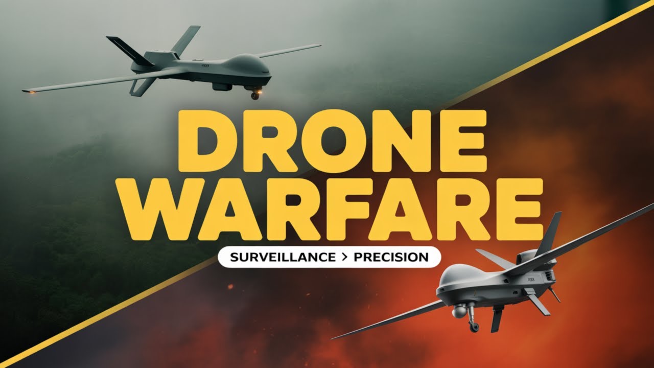 Drone Warfare Explained: How Military Drones Work, AI Drone Warfare & Autonomous Weapons