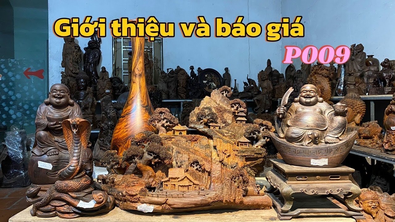 Giới thiệu và báo giá tượng gỗ trắc (P009)// Tượng gỗ trắc Thu Hiền 0396205625