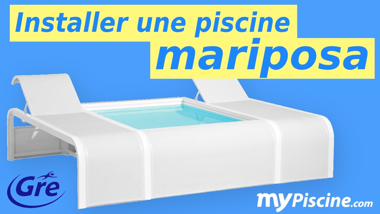 Installation d'une piscine urbaine Gré Mariposa