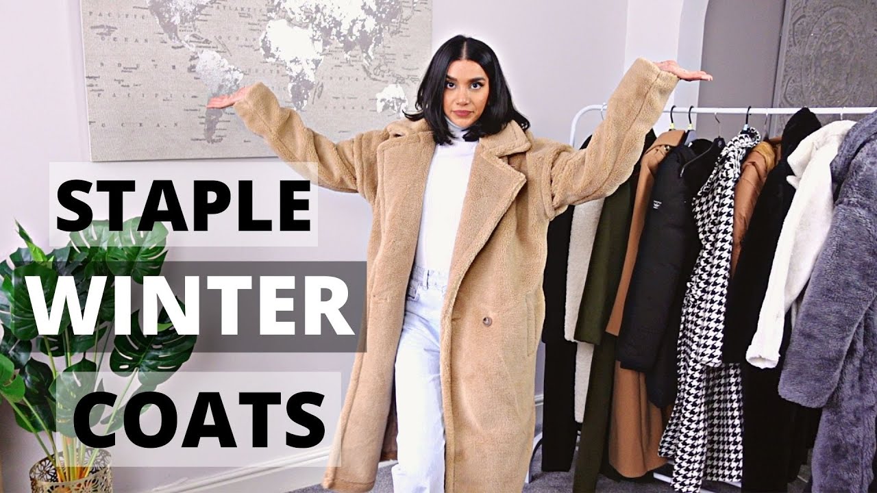 Staple Winter Coats - Warm, cozy and trending Coats for Winter 2021