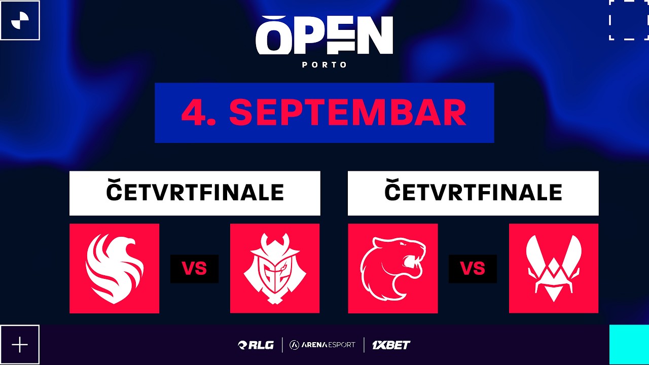 BLAST Open Porto 2026 - 1/4 FINALE - Team Falcons vs G2 Esports | FURIA vs Team Vitality