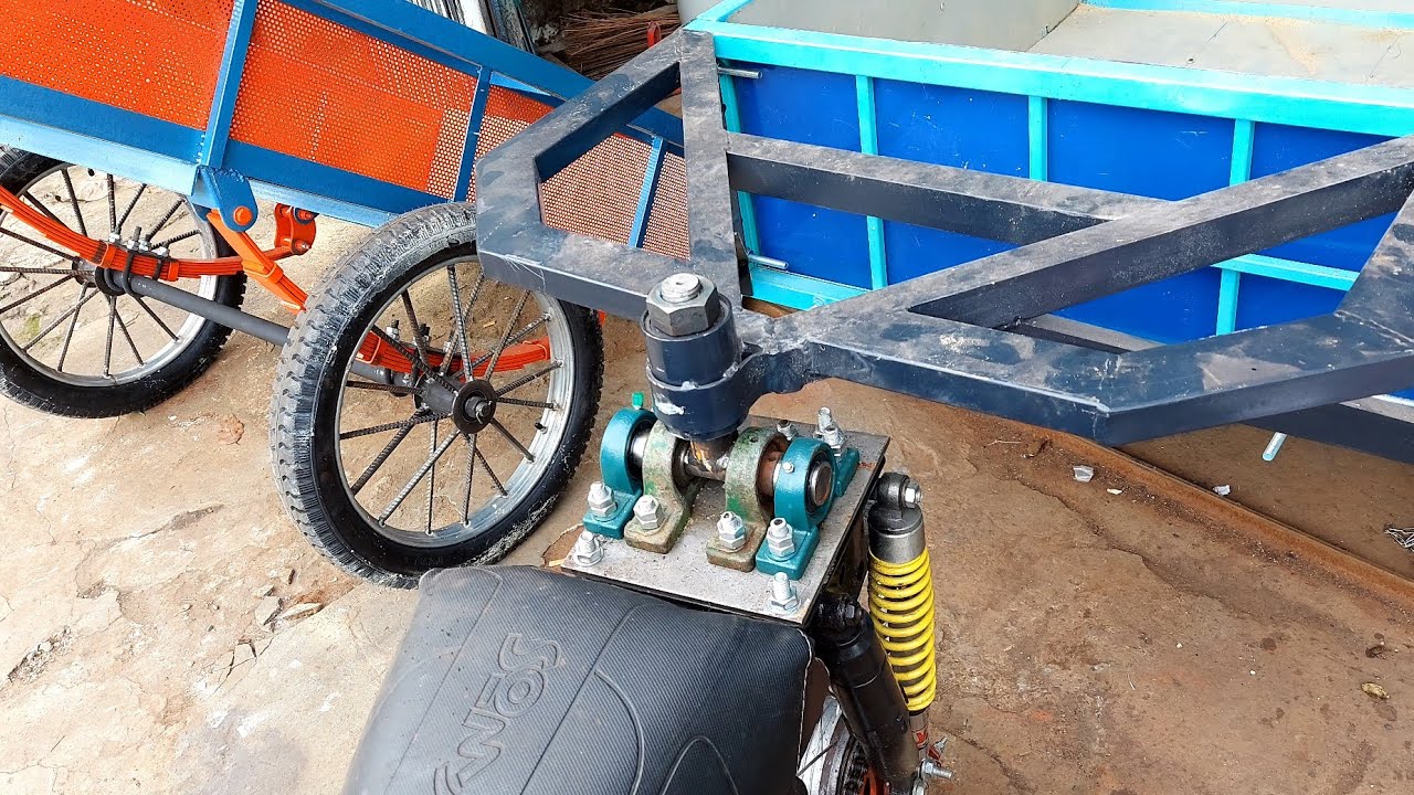 Hướng dẫn hàn ,ráp ,chi tiết 1 chiếc xe lôi để chở hàng. hàng.homemade buggy.
