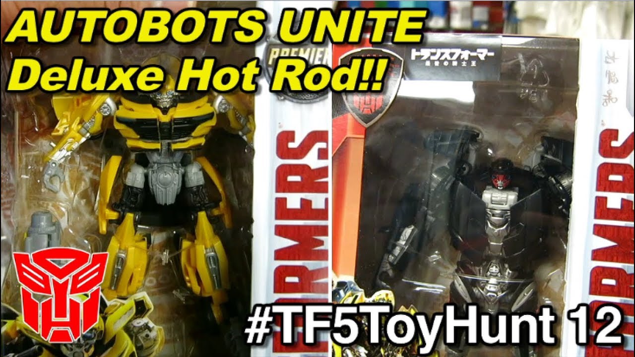 I got Deluxe Hot Rod!!  Autobots UNITE! - [TF5 Toy Hunt #12]