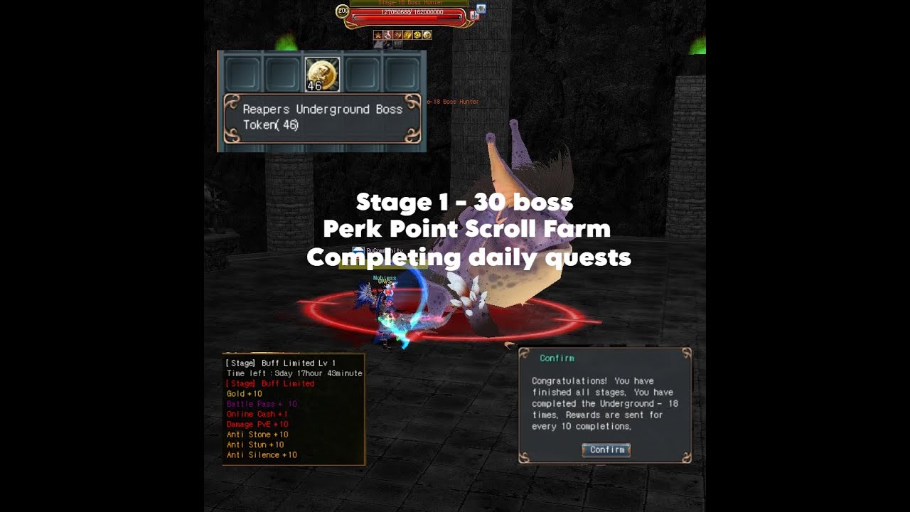 Last Chaos Paragon. Boss stage and completing quests