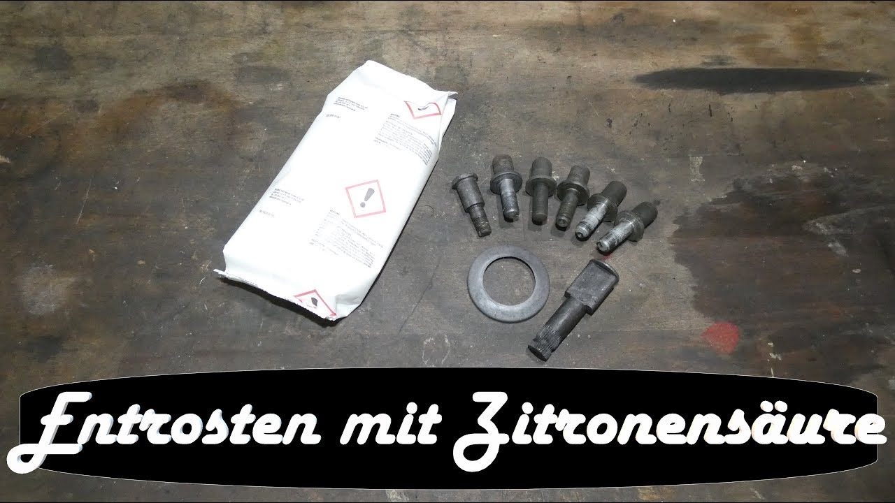 Entrosten mit Zitronensäure | Rost entfernen | Tipp´s & Trick´s | Motorrad Restaurierung