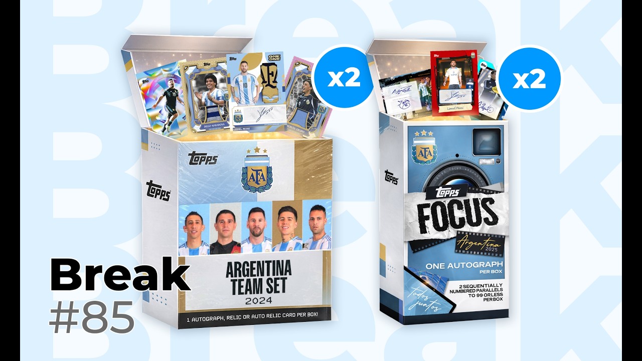 Break #84 #85 Chrome Premier Leauge + Gold PL & 2x Focus Argentina + 2x Team Set Argentina
