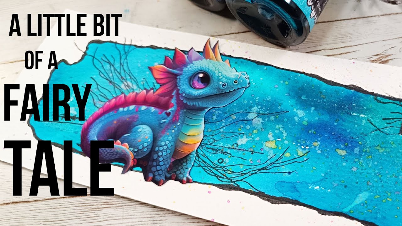 A little bit whimsical - art journal page