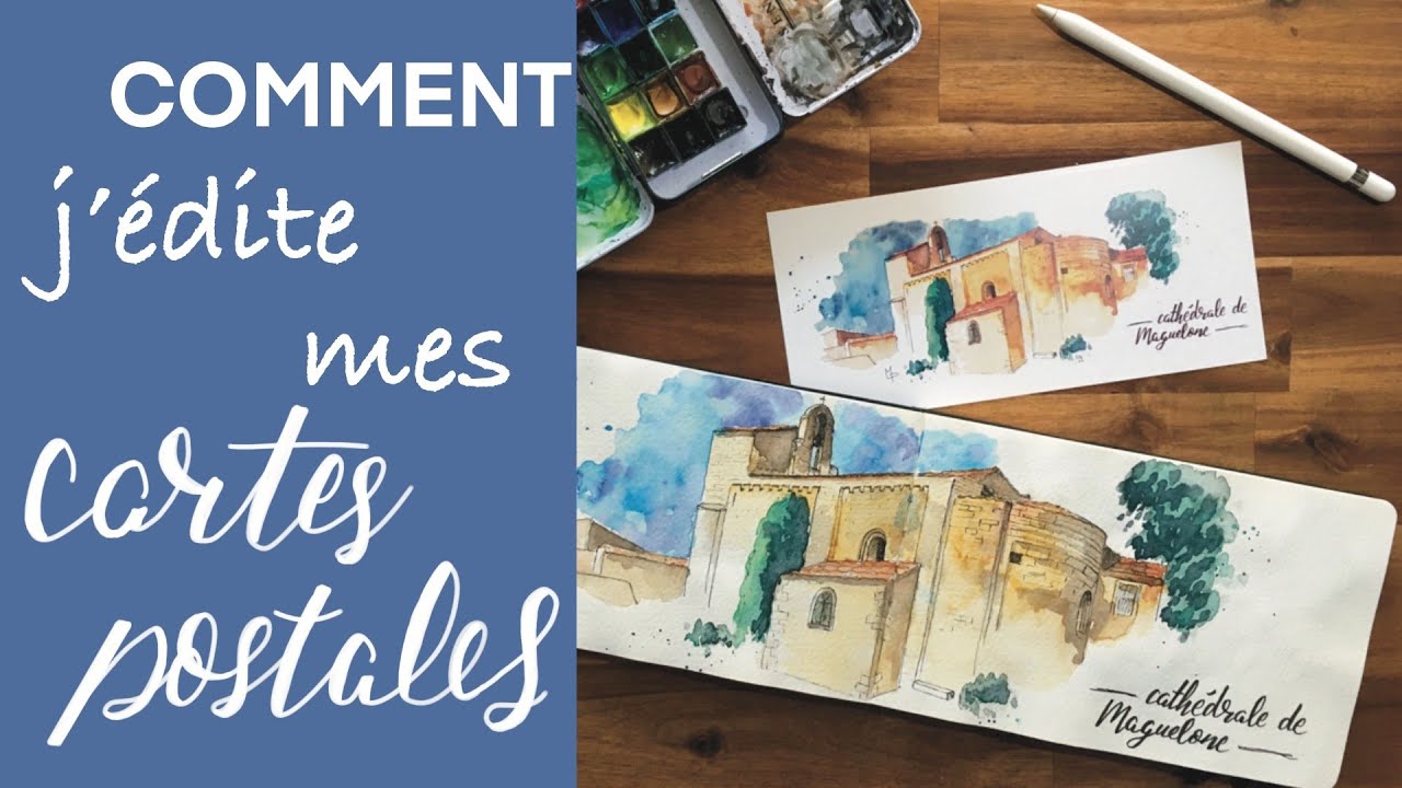 Comment je cr&eacute;e les reproductions de mes aquarelles ?