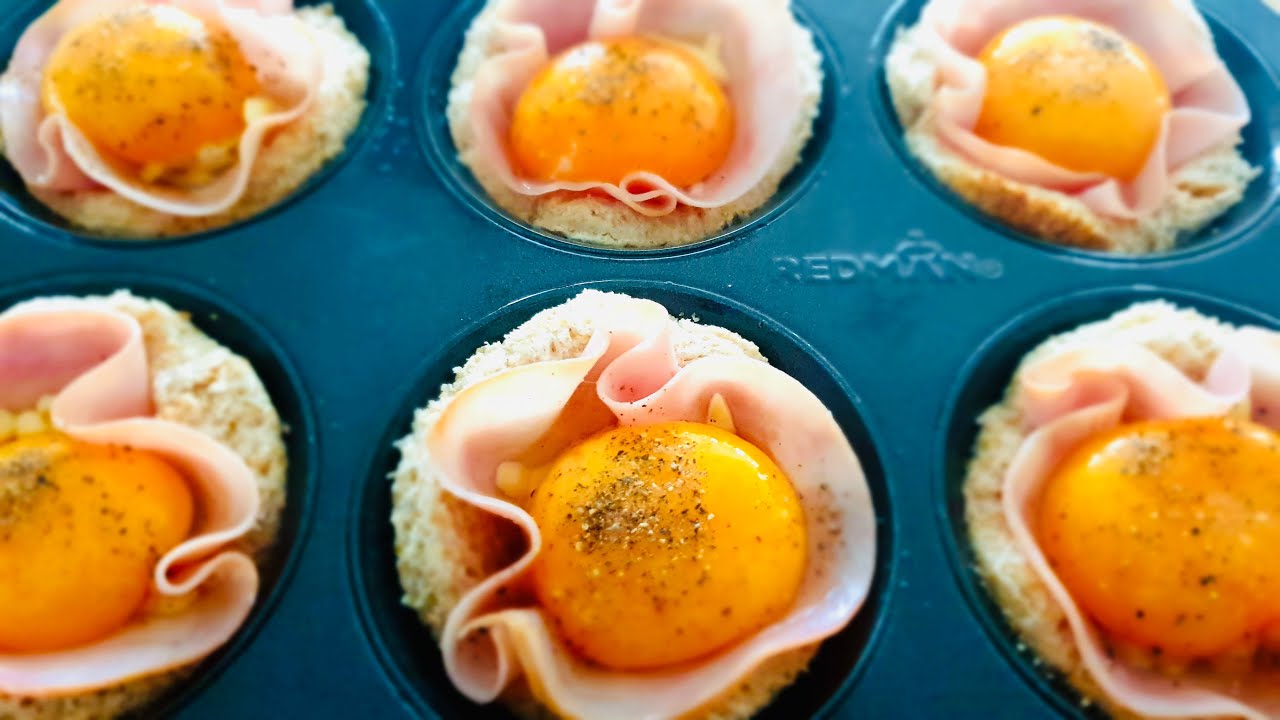 Bread Cups with Ham,Cheese and Eggs| Dota&rsquo;s