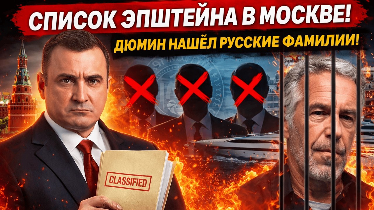 ШОК! ЭПШТЕЙН ВЕРБОВАЛ РУССКИХ! Дюмин перехватил архив - три чиновника в СПИСКЕ! Трибунал!