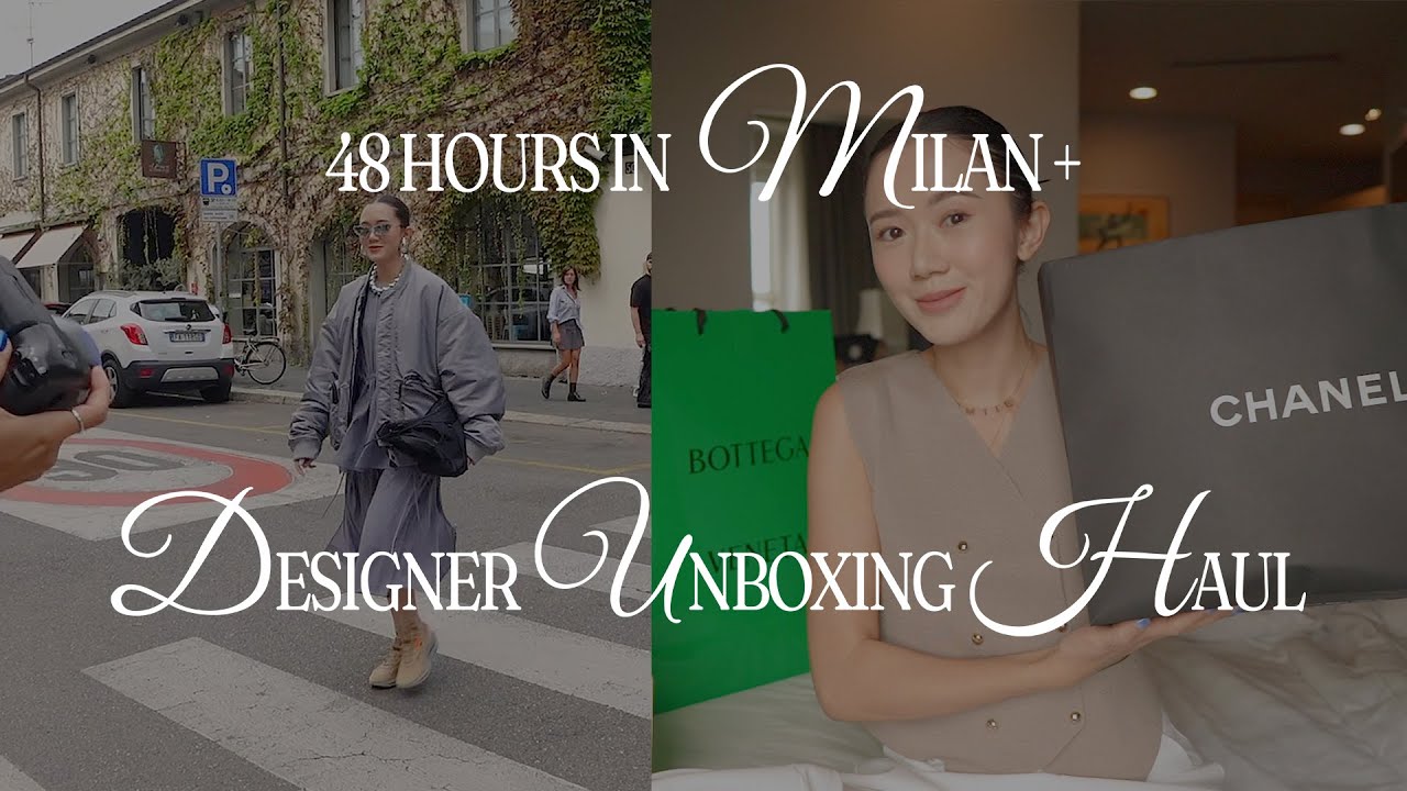 48 Hours in Milan + Designer Unboxing Haul | Camille Co