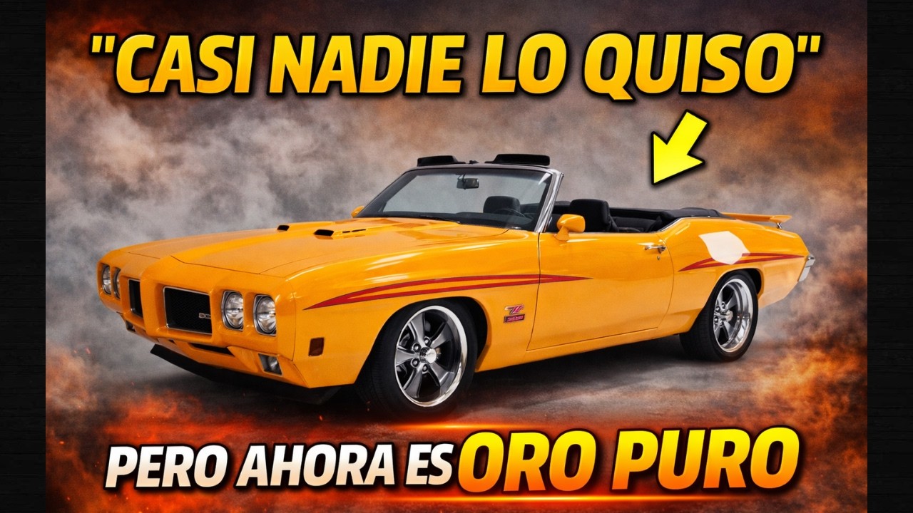 El Pontiac GTO Judge convertible: uno de los muscle cars más raros que existen”