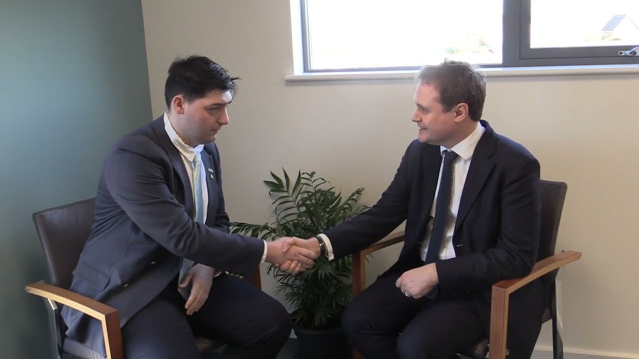 Matthew with Tom Tugendhat MP