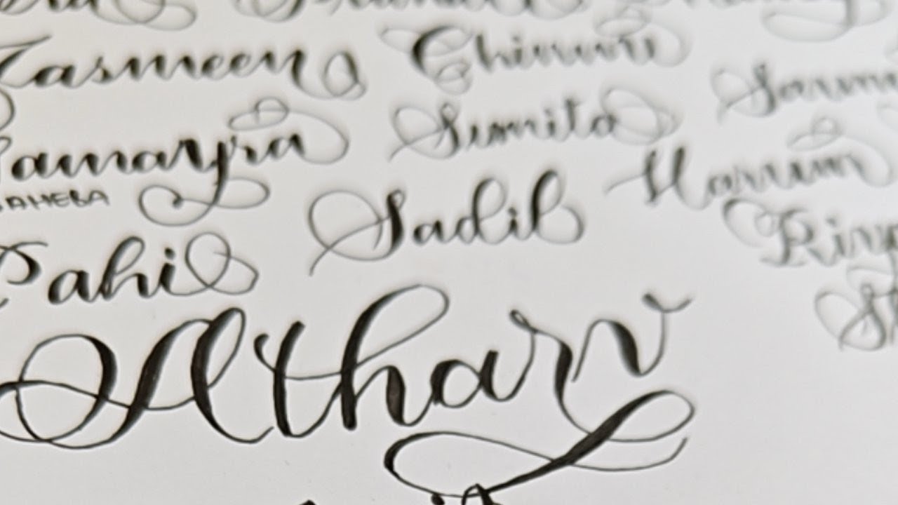 Calligraphy Name w Kritika ✨