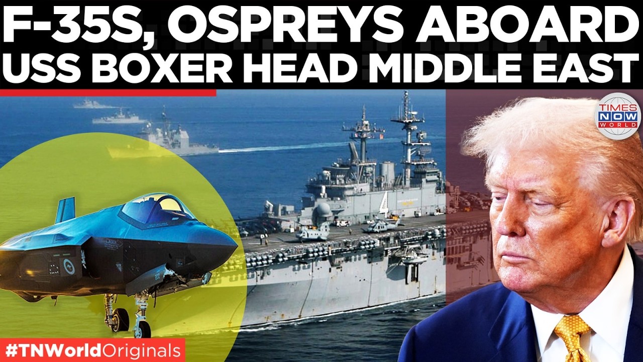 USS BOXER DEPLOYS: 4,500 Marines, F-35s Head Middle East | US-Iran War