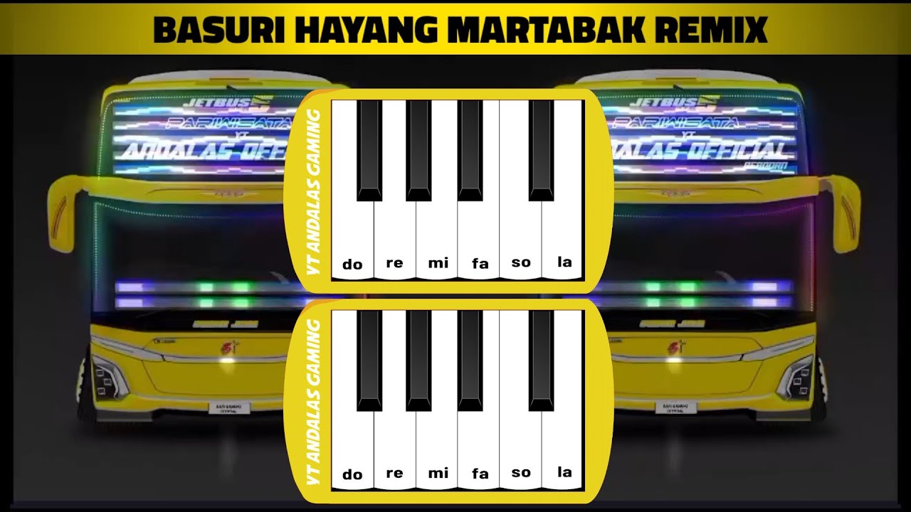 Telolet Basuri Hayang Martabak Remix Versi Pianika