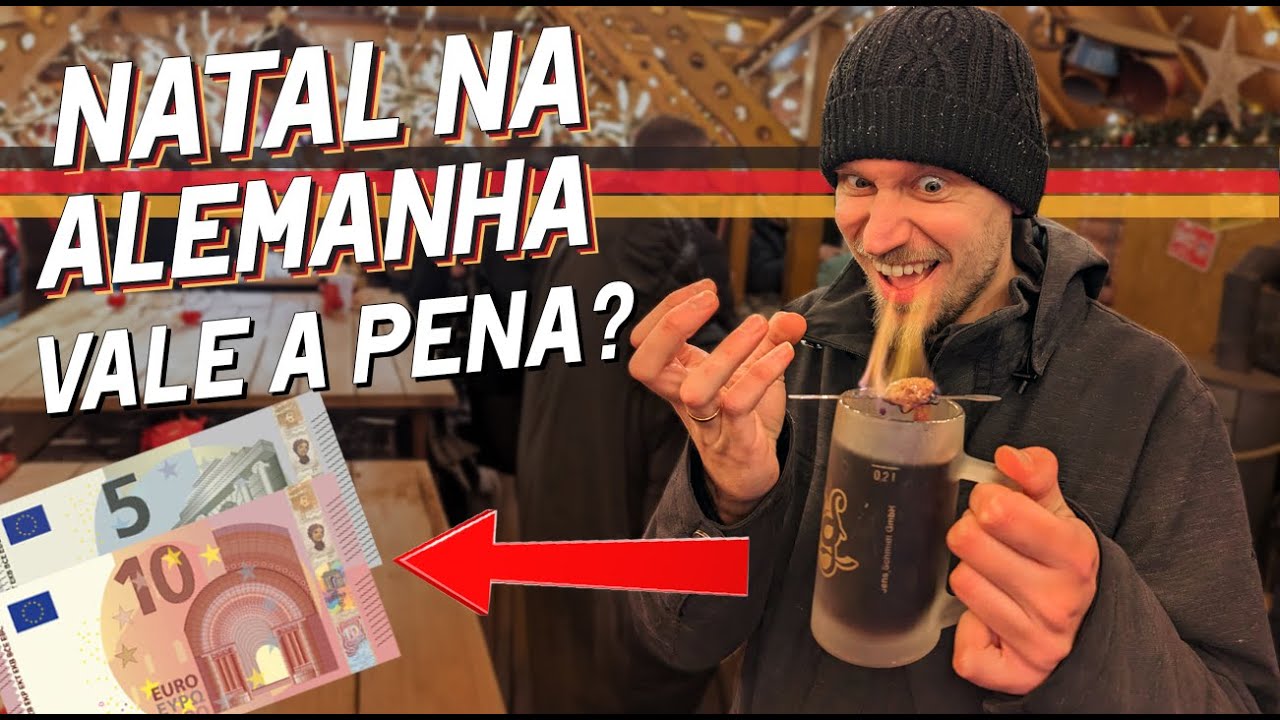 🇩🇪 DESAFIO DOS €15 em MERCADOS DE NATAL EM BERLIM | Alemanizando