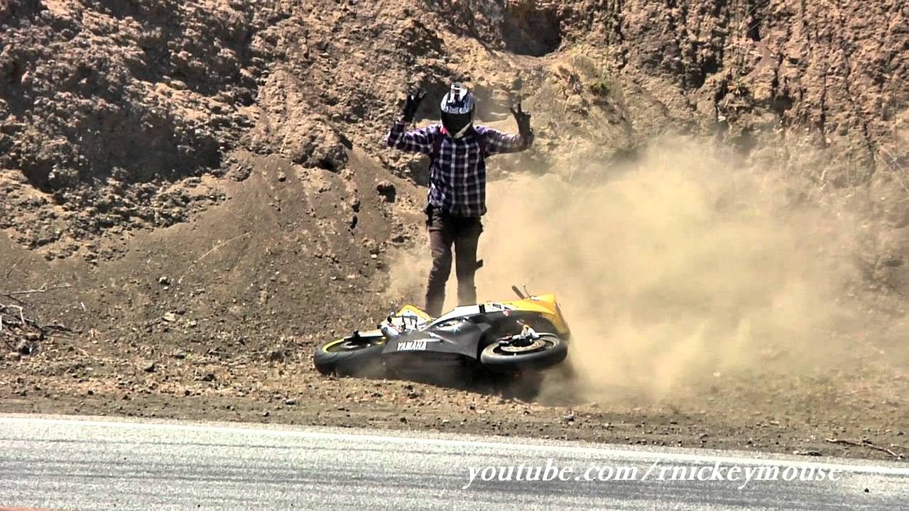 R6 Lowside Crash -  Don't Let Go -6/30/2012
