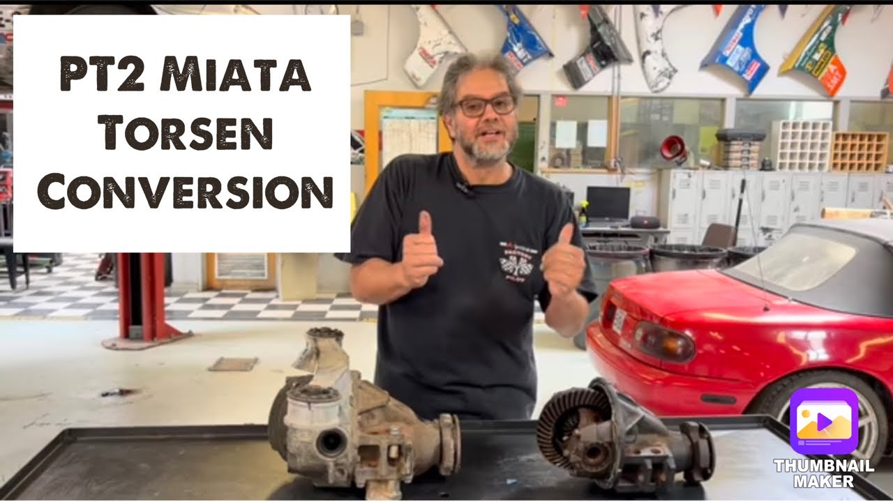 Miata Differential The Wrong Way,Torsen Swap. Spec Miata, Autocross, MX5, Track car