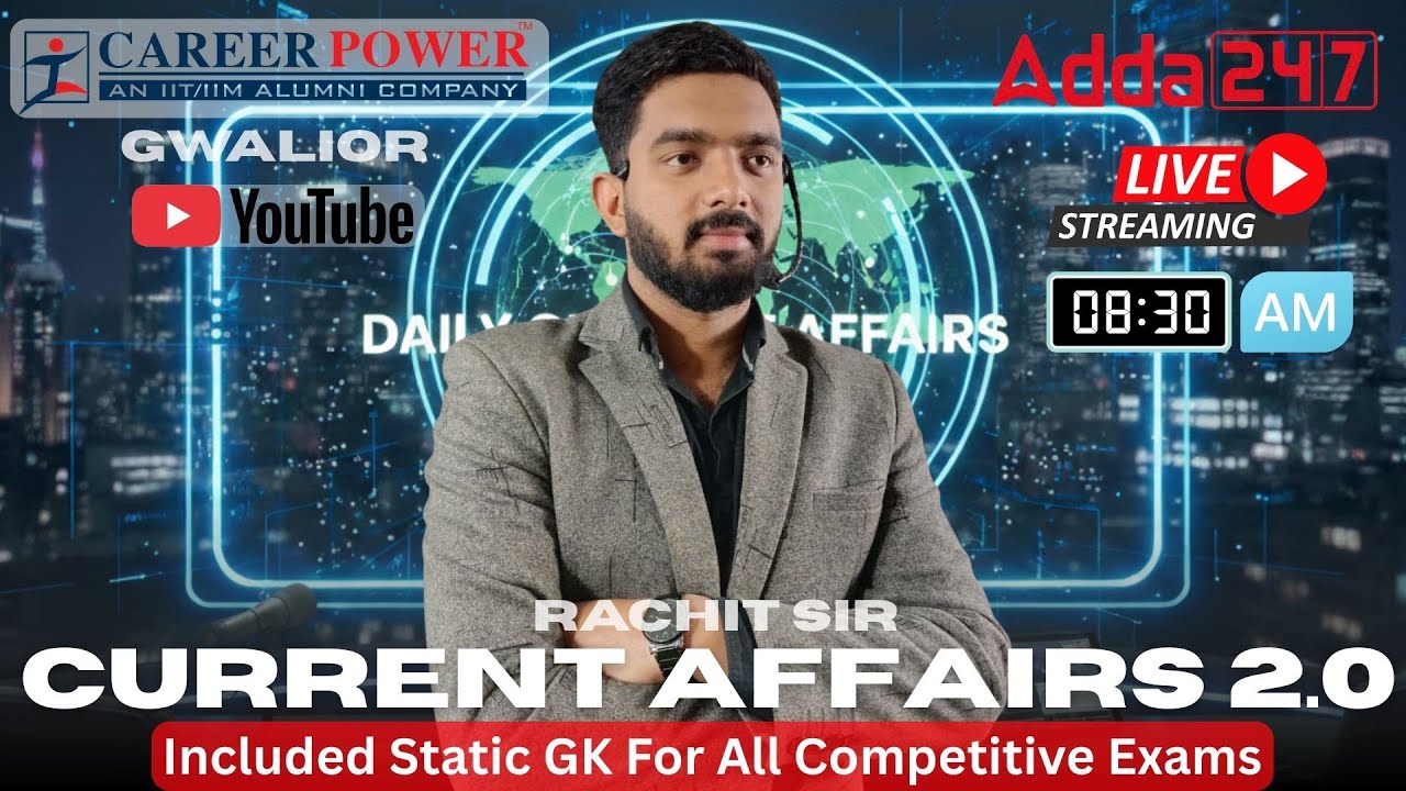 Daily Current Affairs 2.0 | Static GK for SSC, RRB, Banking & All Exams | Rachit Sir | 03 Feb 2026
