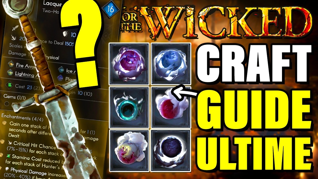 🔥 CRAFT GUIDE ULTIME : No Rest For The Wicked #13 (braises, corruption, infusion, craft, facette)