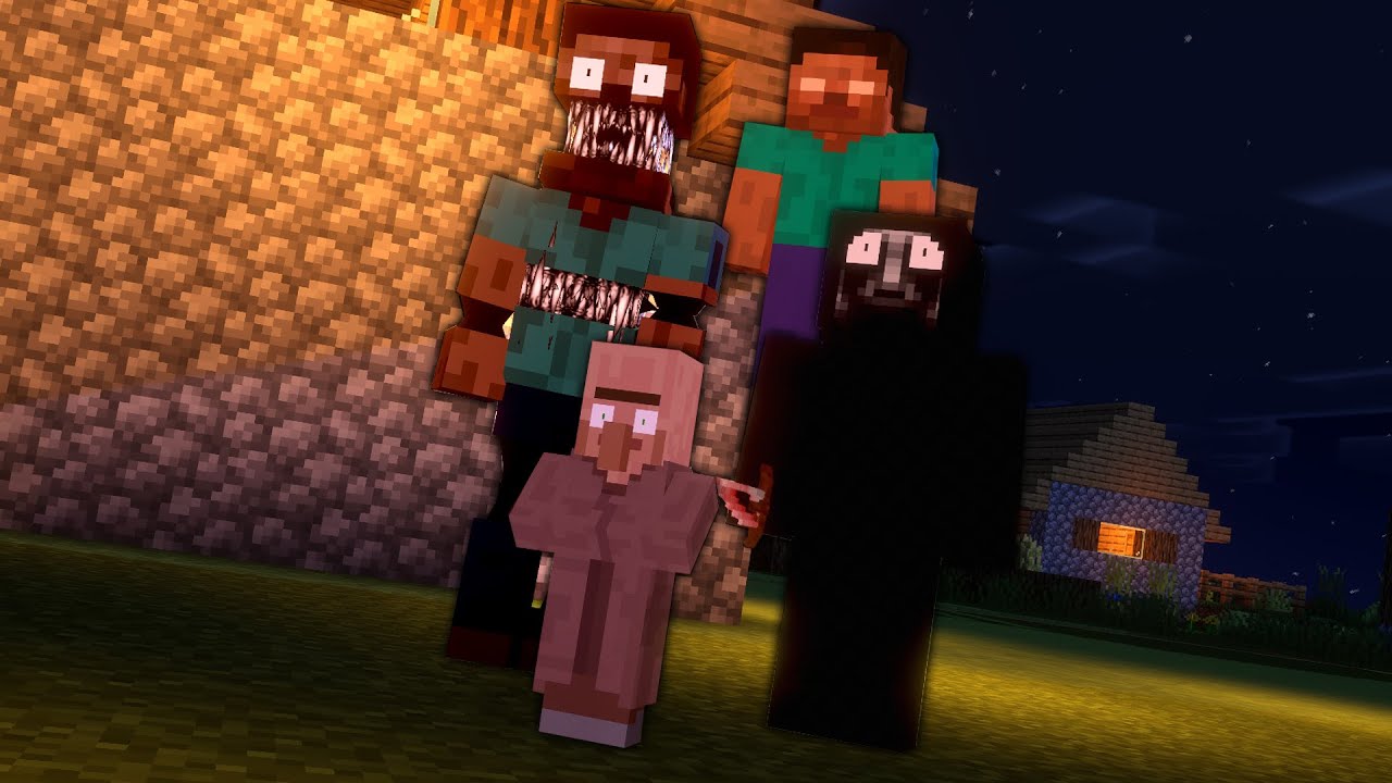 Herobrine меняет представление о страшных модах Minecraft!