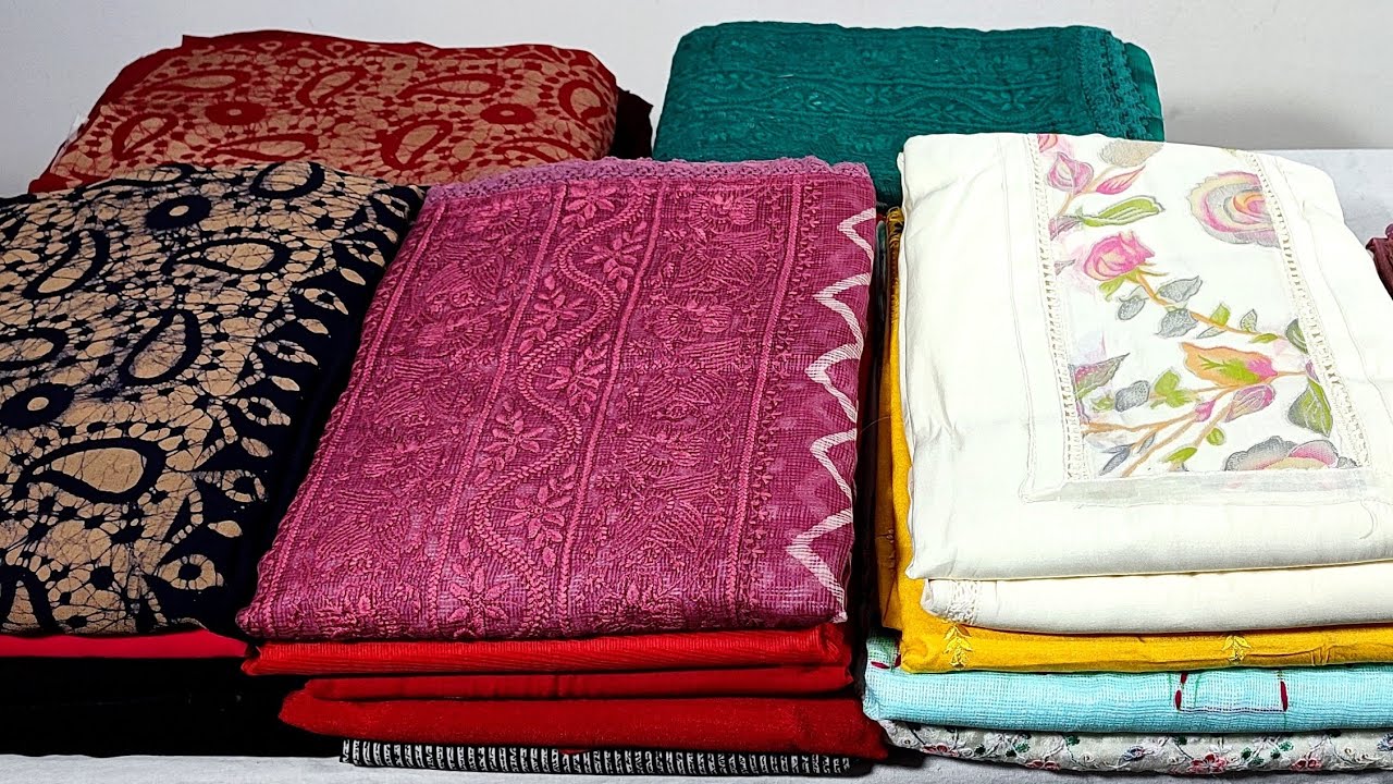 PURE CRAPE GEORGETTE|SEMITUSSAR SILK|SILKY KOTA|SEMIMODAL SILK WITH ORGANZA DUPATTA|SOFT COTTON
