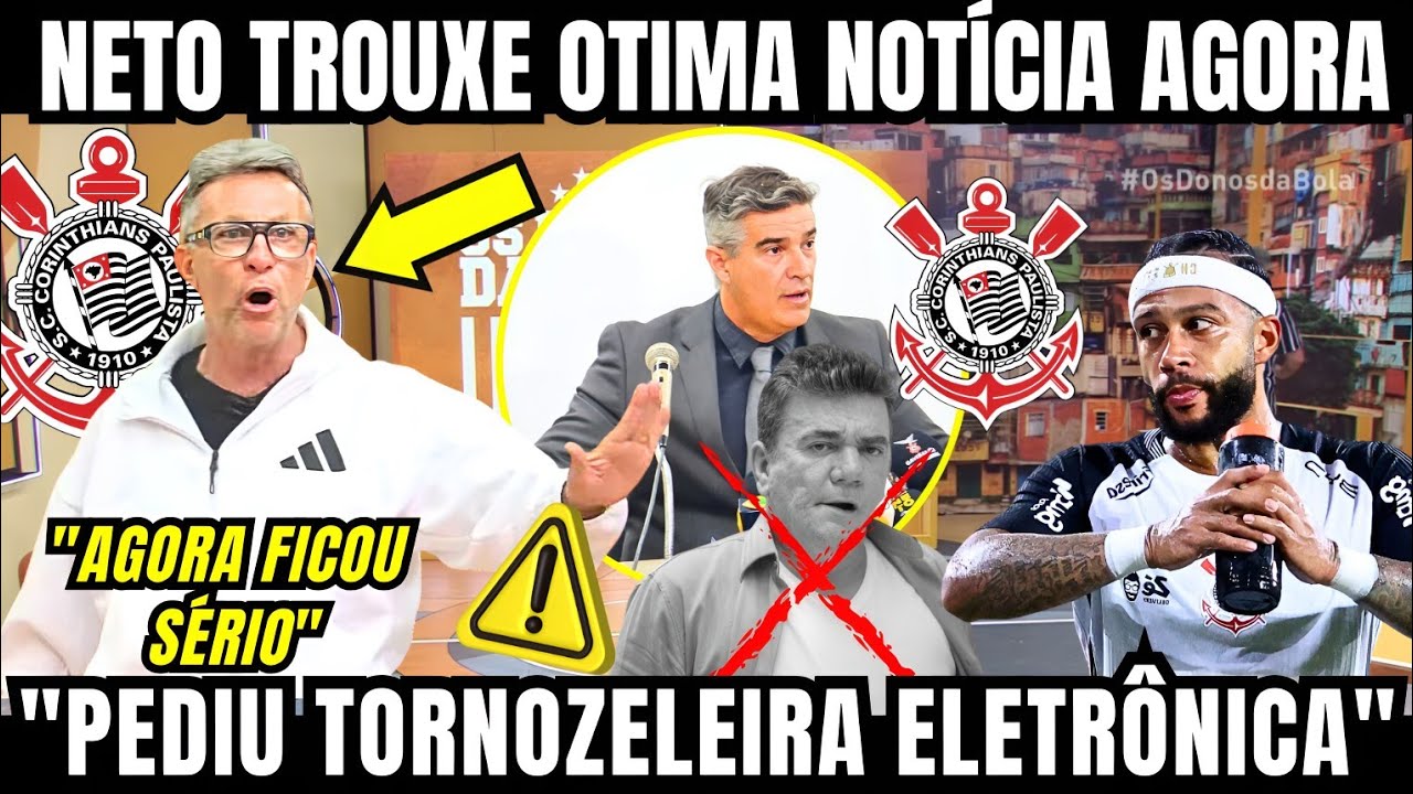 CRAQUE NETO TROUXE ÓTIMA NOTÍCIA DO CORINTHIANS NO OS DONOS DA BOLA E ANDRÉS SANCHEZ SE COMPLICOU 