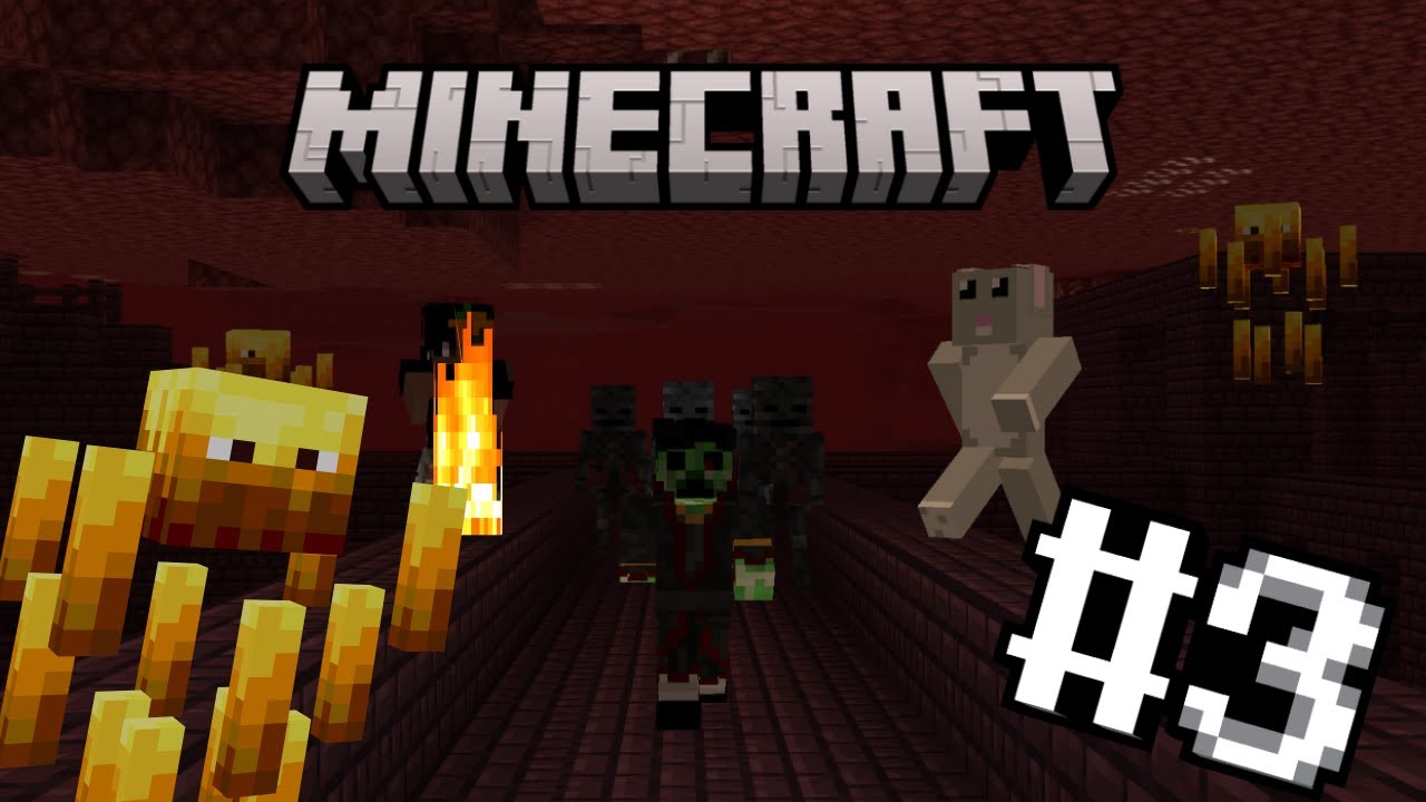 Minecraft survival #3 Fomos para o Nether.