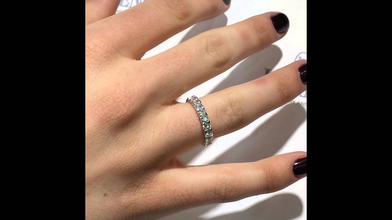 1.20 ct Half Way Diamond Wedding Band