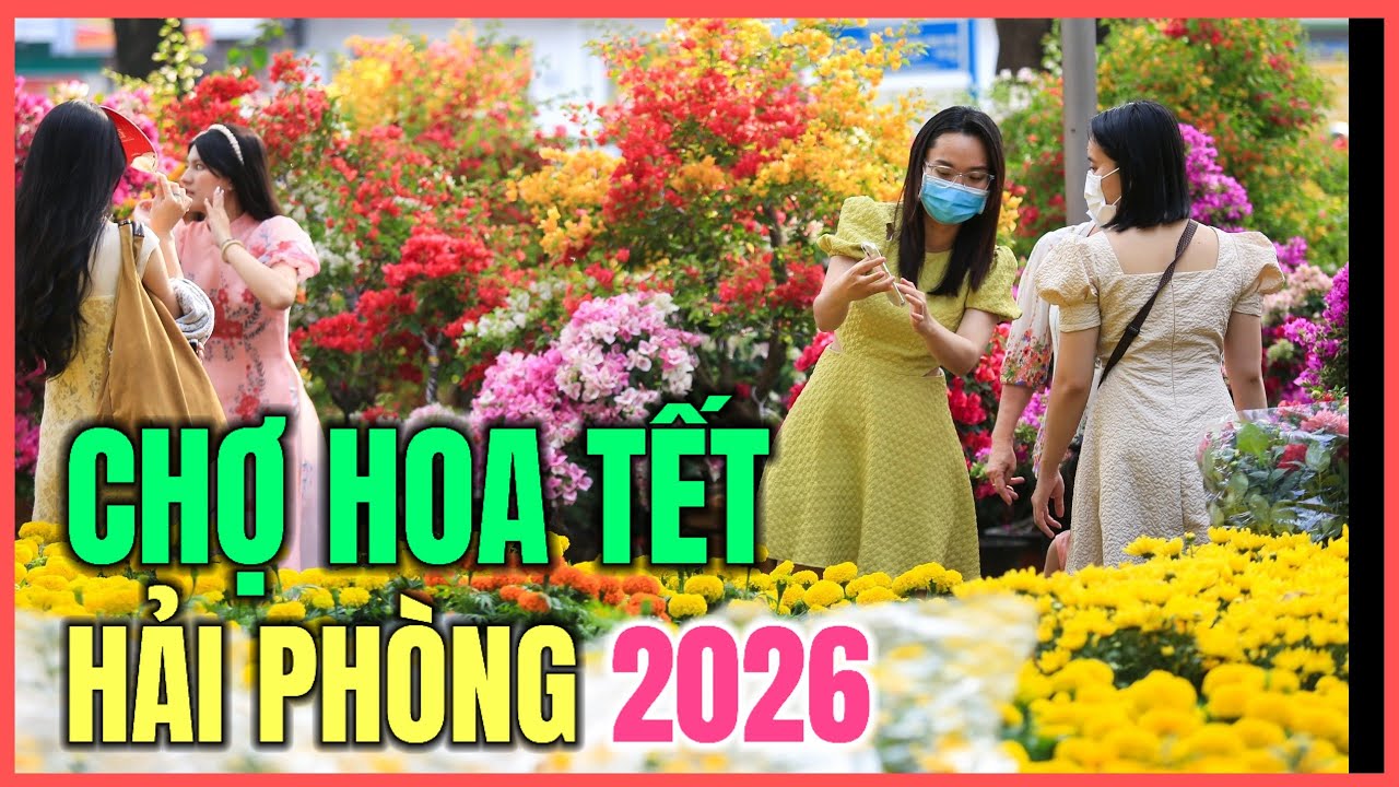 Nhộn Nhịp Chợ Hoa Tết Hải Phòng 2026 (28.12.2025)