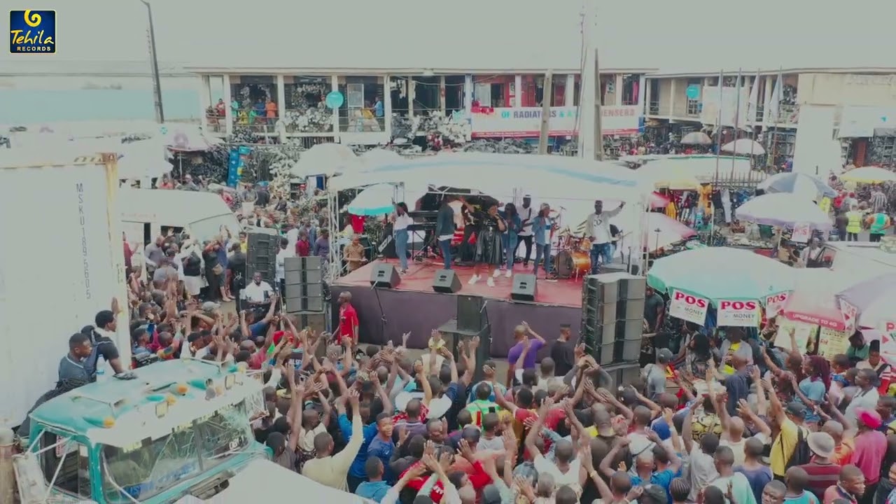 Min Enkay Ogboruche live at Ladipo Market Outreach